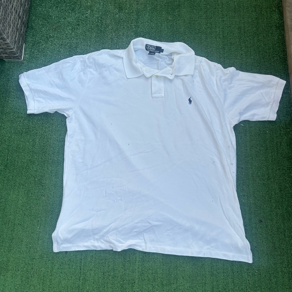 Polo by Ralph Lauren Men's Classic White Polo Shirt